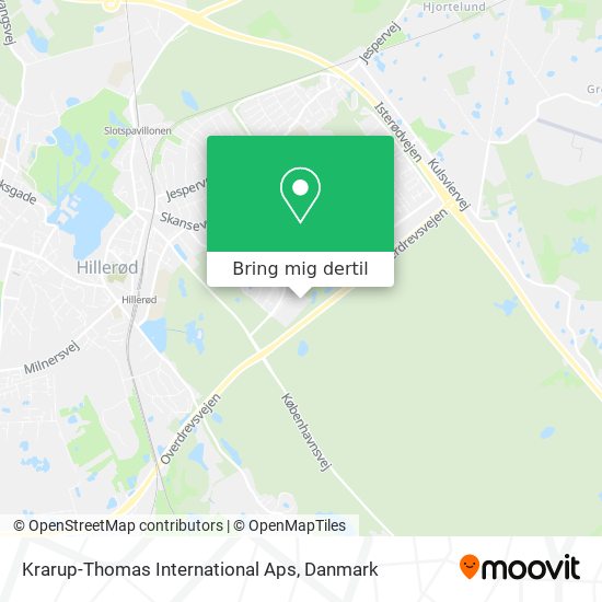 Krarup-Thomas International Aps kort