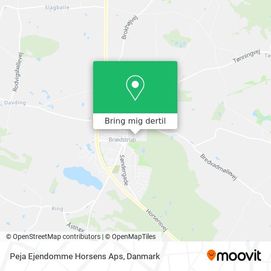 Peja Ejendomme Horsens Aps kort