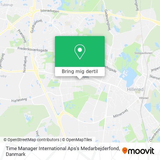 Time Manager International Aps's Medarbejderfond kort