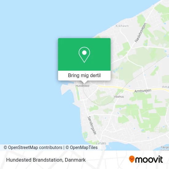 Hundested Brandstation kort