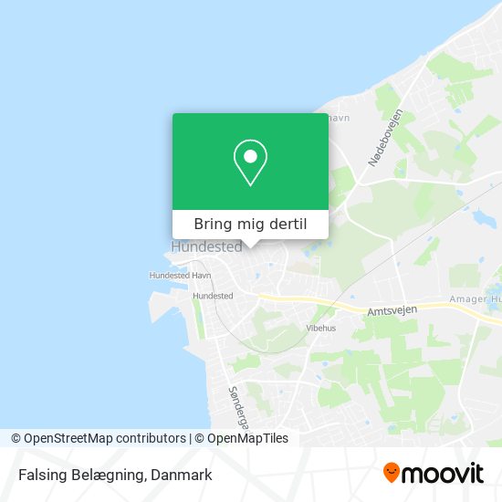 Falsing Belægning kort