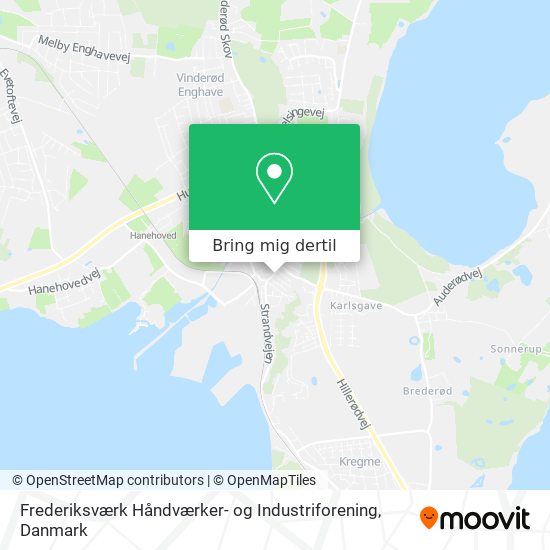 Frederiksværk Håndværker- og Industriforening kort