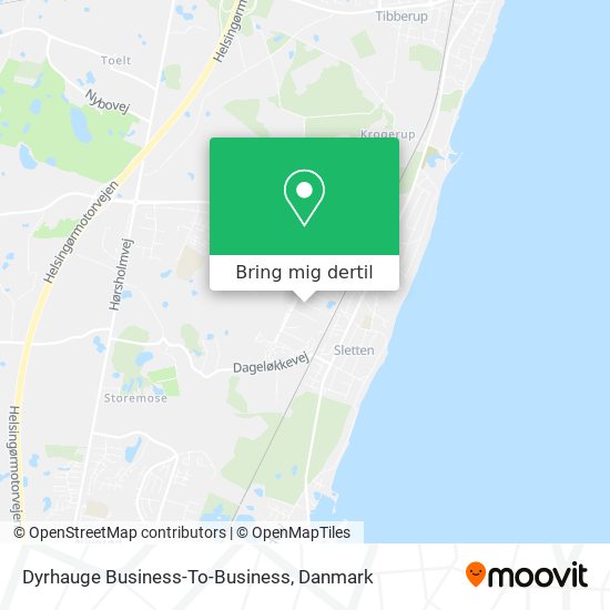 Dyrhauge Business-To-Business kort