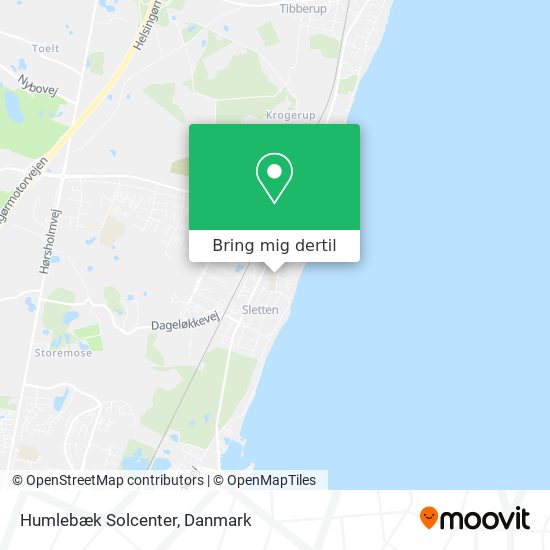Humlebæk Solcenter kort