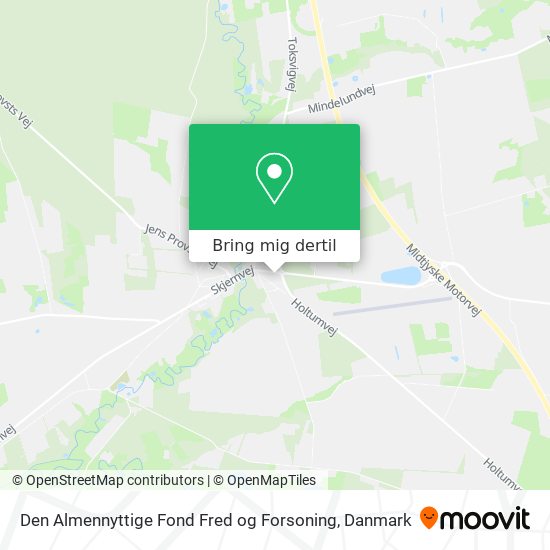 Den Almennyttige Fond Fred og Forsoning kort