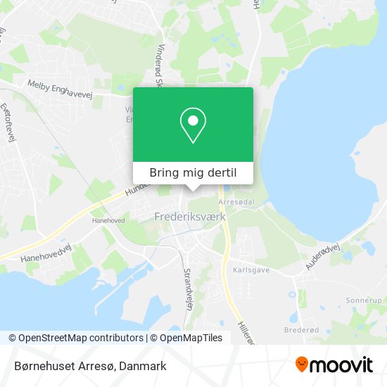 Børnehuset Arresø kort