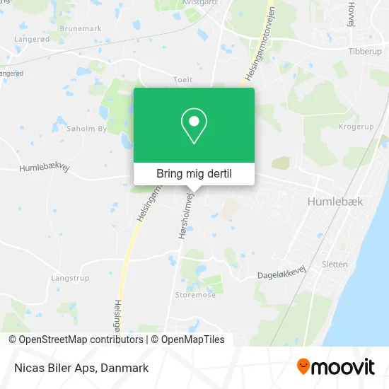 Nicas Biler Aps kort