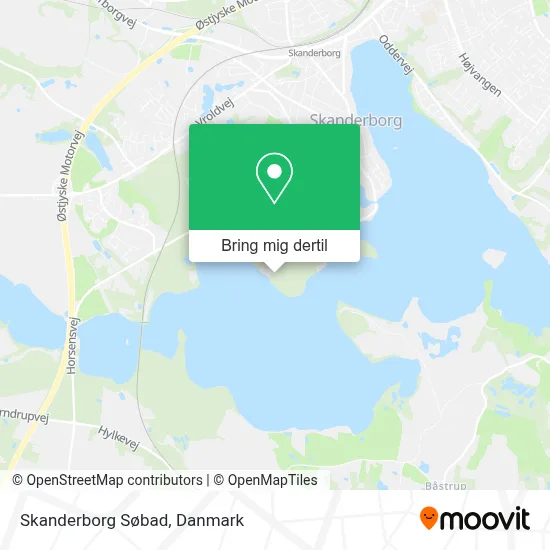 Skanderborg Søbad kort