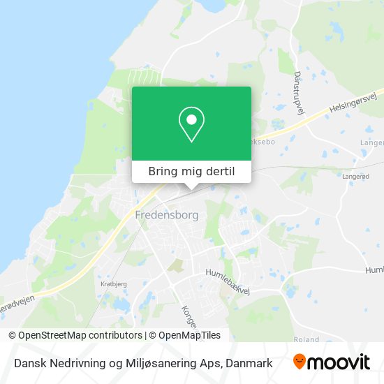 Dansk Nedrivning og Miljøsanering Aps kort