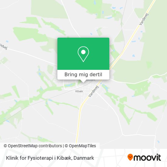 Klinik for Fysioterapi i Kibæk kort