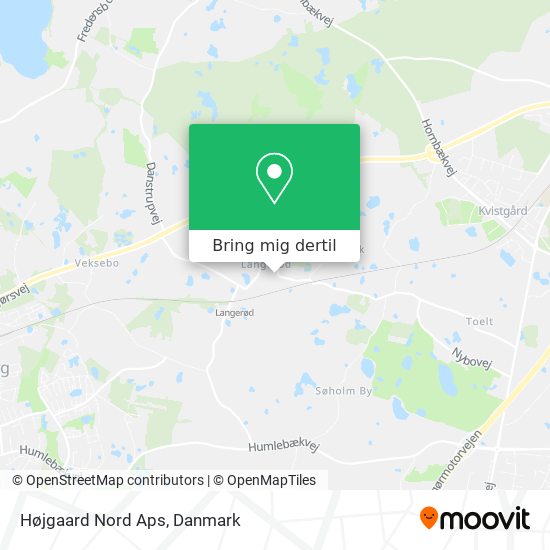 Højgaard Nord Aps kort