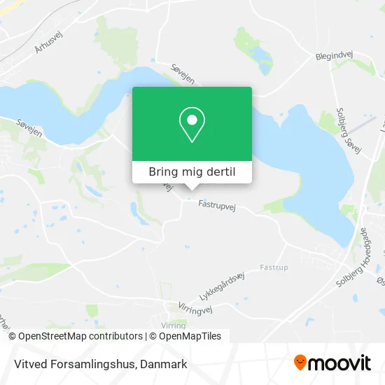 Vitved Forsamlingshus kort