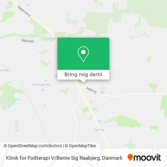 Klinik for Fodterapi V / Bente Sig Raabjerg kort