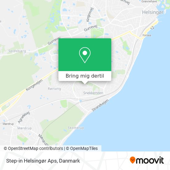 Step-in Helsingør Aps kort