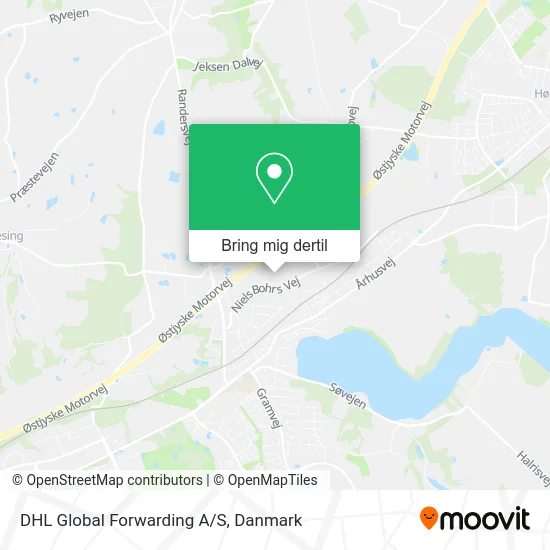 DHL Global Forwarding A/S kort
