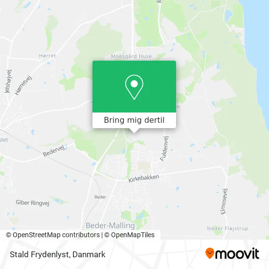 Stald Frydenlyst kort