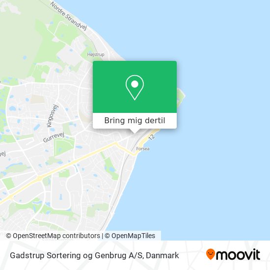 Gadstrup Sortering og Genbrug A / S kort