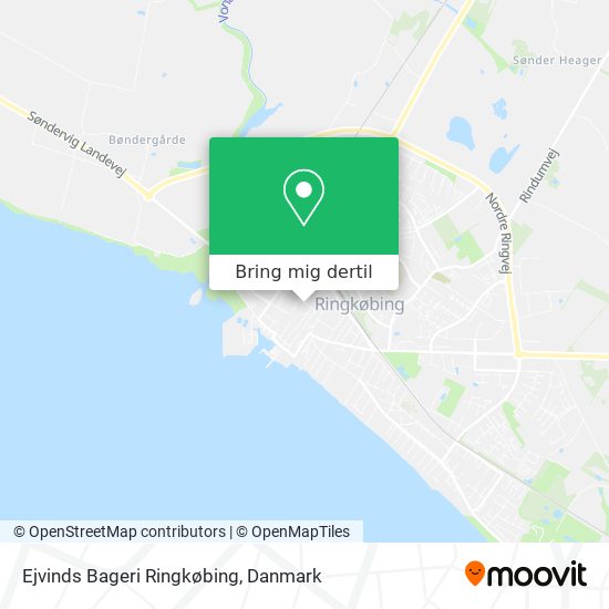 Ejvinds Bageri Ringkøbing kort