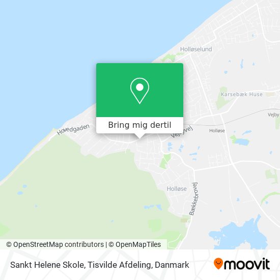 Sankt Helene Skole, Tisvilde Afdeling kort