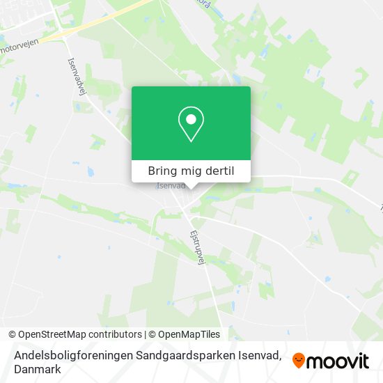 Andelsboligforeningen Sandgaardsparken Isenvad kort