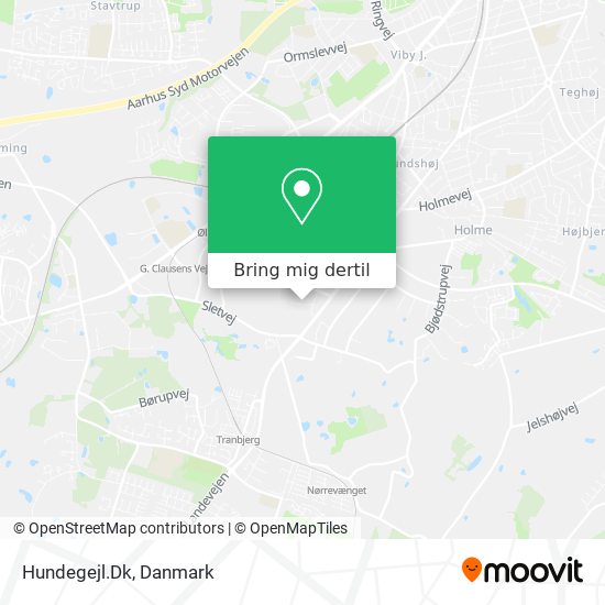 Hundegejl.Dk kort