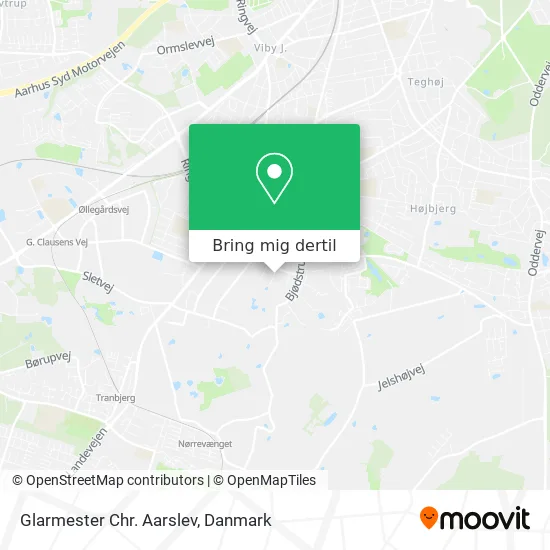 Glarmester Chr. Aarslev kort