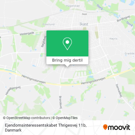 Ejendomsinteressentskabet Thrigesvej 11b kort