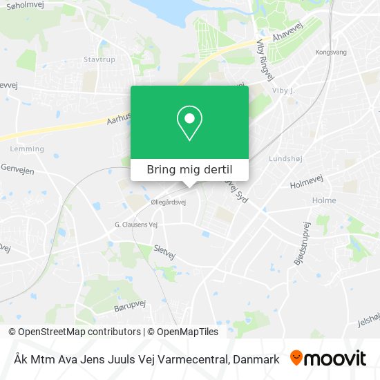 Åk Mtm Ava Jens Juuls Vej Varmecentral kort