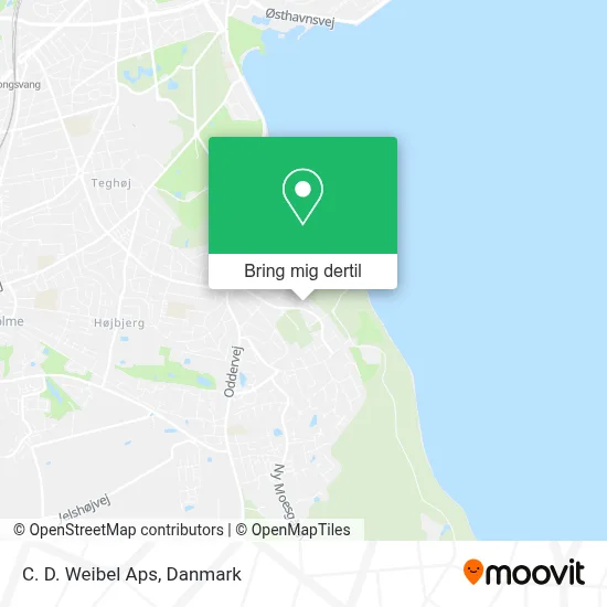 C. D. Weibel Aps kort