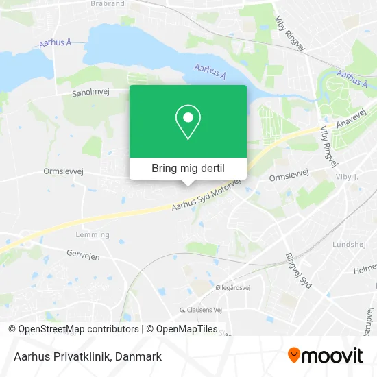 Aarhus Privatklinik kort