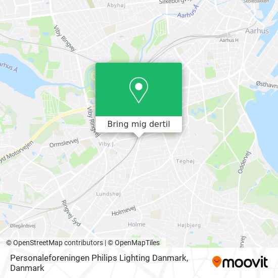 Personaleforeningen Philips Lighting Danmark kort