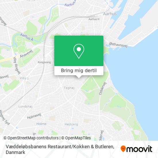 Væddeløbsbanens Restaurant / Kokken & Butleren kort