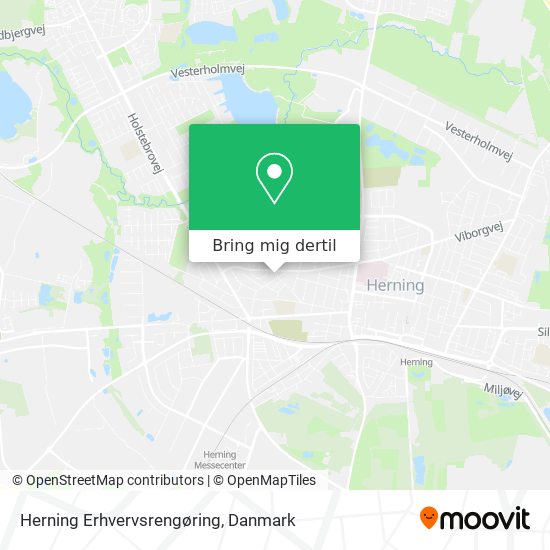 Herning Erhvervsrengøring kort