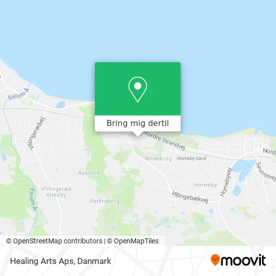 Healing Arts Aps kort