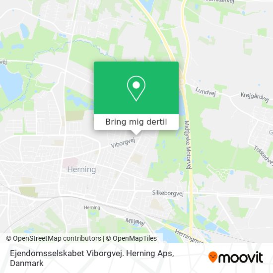 Ejendomsselskabet Viborgvej. Herning Aps kort