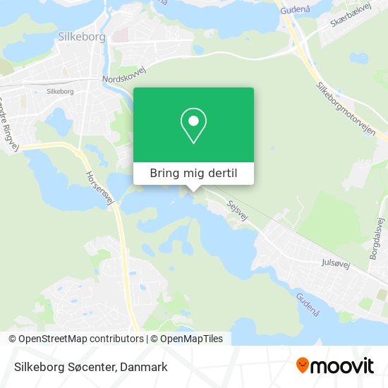 Silkeborg Søcenter kort