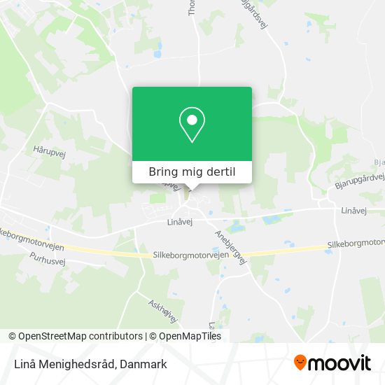 Linå Menighedsråd kort