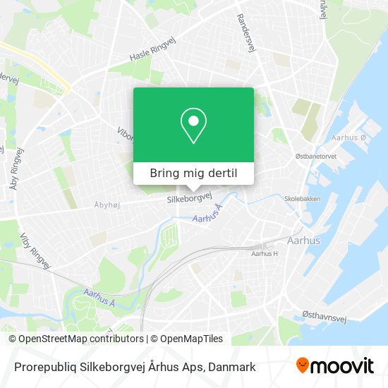 Prorepubliq Silkeborgvej Århus Aps kort