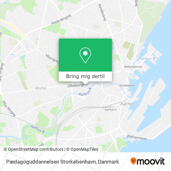 Pædagoguddannelsen Storkøbenhavn kort
