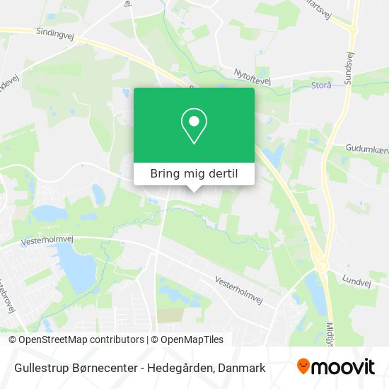 Gullestrup Børnecenter - Hedegården kort