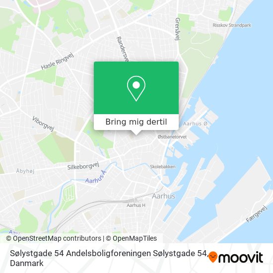 Sølystgade 54 Andelsboligforeningen Sølystgade 54 kort