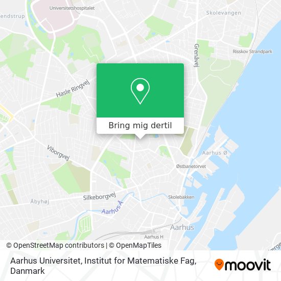 Aarhus Universitet, Institut for Matematiske Fag kort