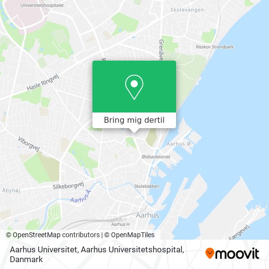 Aarhus Universitet, Aarhus Universitetshospital kort