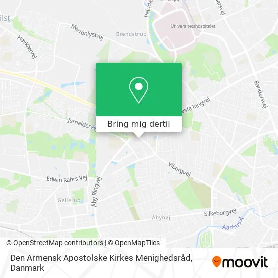 Den Armensk Apostolske Kirkes Menighedsråd kort