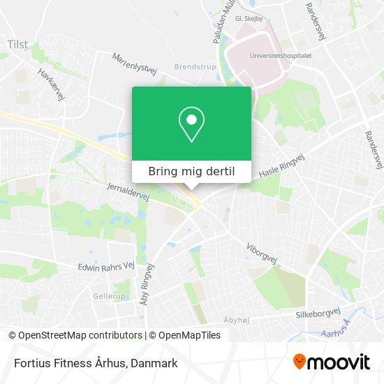 Fortius Fitness Århus kort