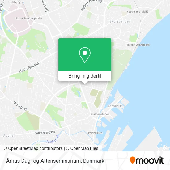 Århus Dag- og Aftenseminarium kort