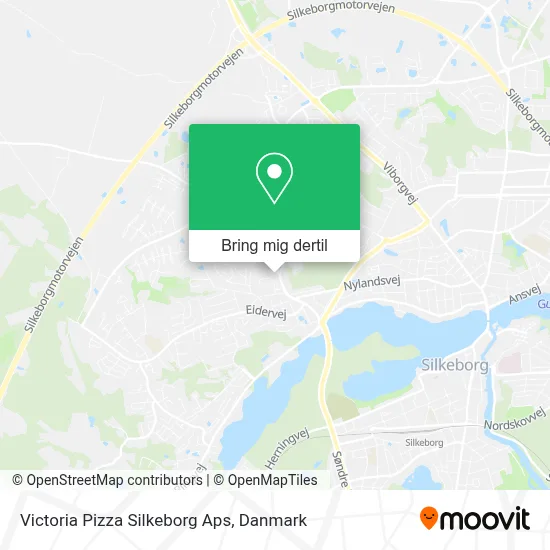 Victoria Pizza Silkeborg Aps kort