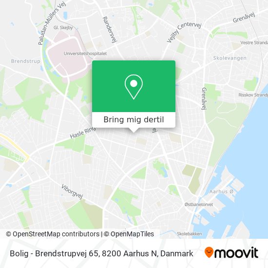 Bolig - Brendstrupvej 65, 8200 Aarhus N kort