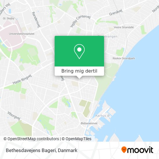 Bethesdavejens Bageri kort