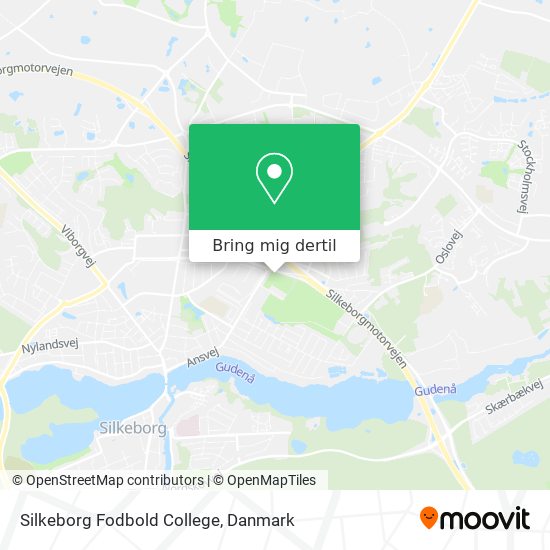 Silkeborg Fodbold College kort